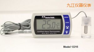 九江認證的報警溫度計 內外傳感器